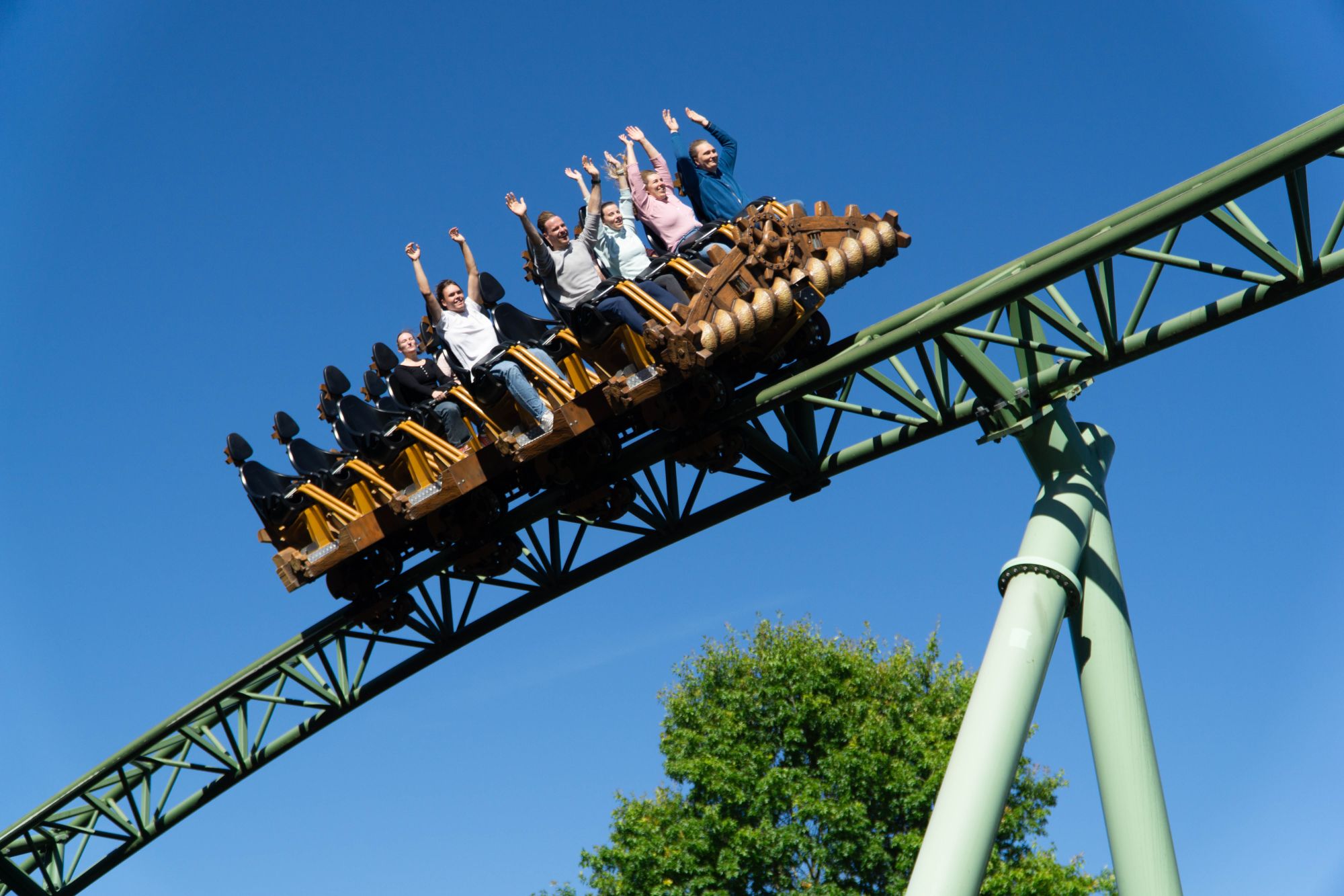 Schwur des Kärnan-Wagen mit Passagieren unterwegs