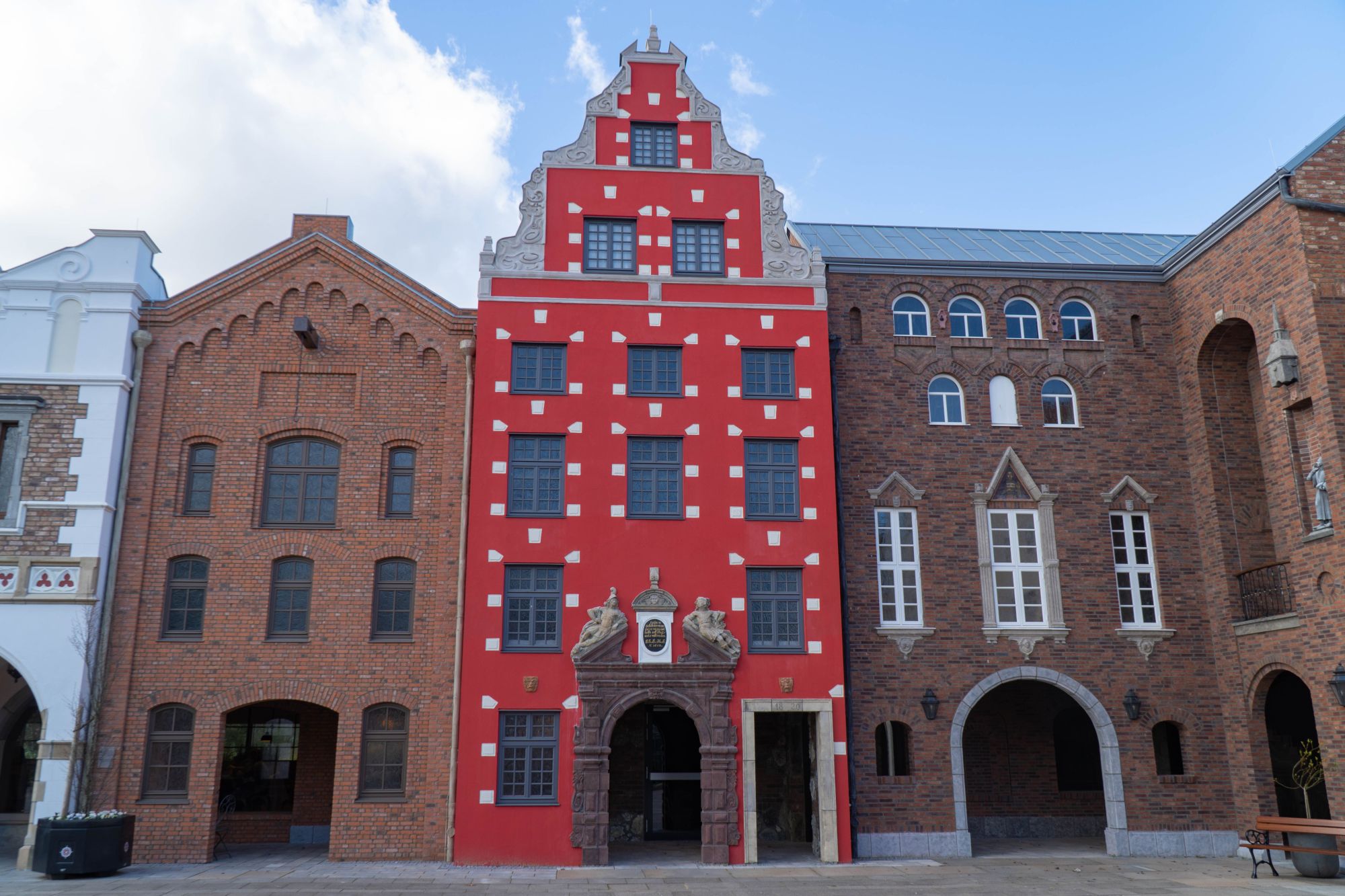 Die Arkaden der HANSE in EUROPA. Hier sind die Arkaden von Helsinki und Stockholm nebeneinander.