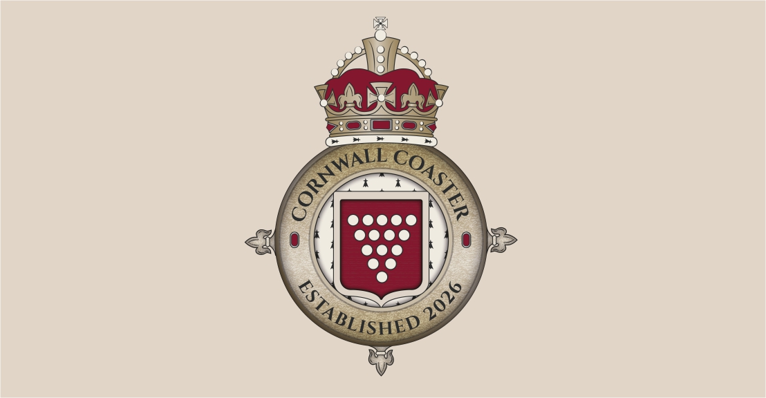 Logo des Cornwall Costers mit Wappen und Krone
