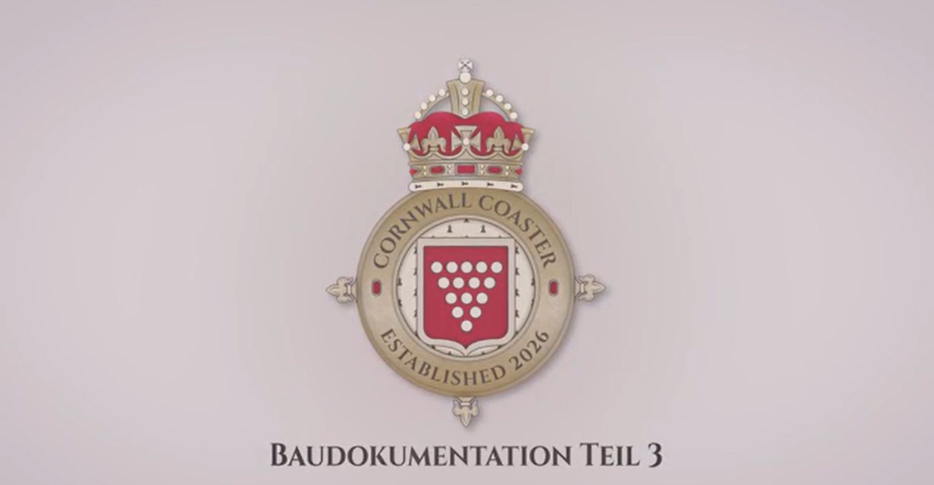 Titelbild für den 3. Baudoku-Teil zum Cornwall-Coaster